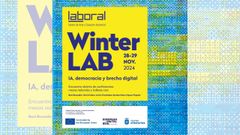 Cartel del encuentro WinterLAB, que se celebrar en LABoral Centro de Arte y Creacin Industrial, en Gijn