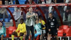 Borja Fern�ndez durante el partido ante el Logro��s