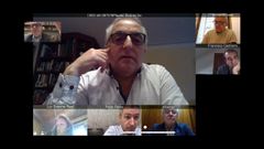 Reuni�n por videoconferencia del comit� de seguimiento del coronavirus de la Diputaci�n ourensana