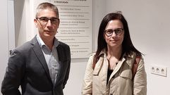 Imagen de archivo del alcalde socialista de A Baa, Jos Antonio Pereira, con la concejala nacionalista Mnica Gonzlez