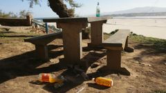 Imagen de archivo de un botell�n en la zona de A Rapadoira en Foz