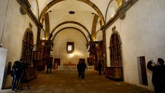 Interior del templo.