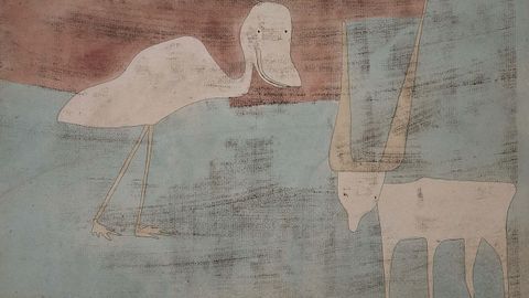 El cuadro��Amistad animal� de Paul Klee