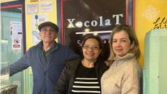 Elas, Alicia y Mara Teresa, propietarios de Xocolat, que est en traspado.
