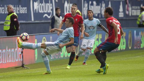 Osasuna-Celta (0-0) de Primera el 18 de septiembre del 2016.