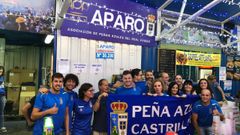 Integrantes de la Pe�a Azul Castrill�n