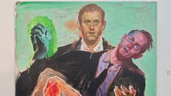 Una obra de la pintora Juana Gonz�lez.