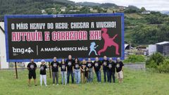 Representantes do Bloque, fronte ao valado 