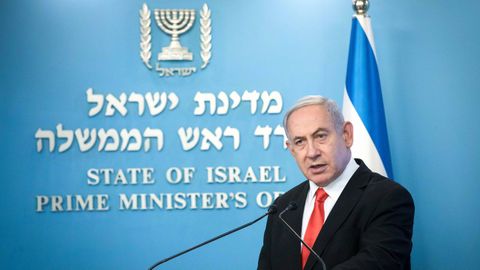 El primer ministro israelí, Benjamin Netanyahu