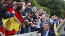 El rey Felipe VI visita el Tour del Talento en Lugo