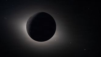 Un eclipse capturado por las c�maras de la nave espacial Artemis II en abril del 2026