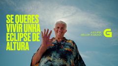 Cartel de Fernando Romay na campa�a para a TVG