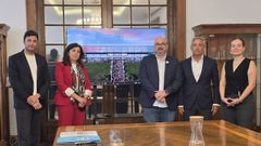 O vicepresidente da Deputaci�n de Lugo Efr�n Castro atendeu aos medios de comunicaci�n en relaci�n coa reuni�n interinstitucional sobre a ampliaci�n do Pazo de Deportes celebrada esta ma��