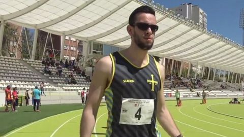 Luis Pastor, en los instantes previos a la salida de una carrera en el �ltimo Campeonato de Espa�a FEDDI