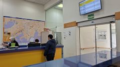 Mostrador de Estat�stica en el registro municipal del Concello, donde se realizan las gestiones del padr�n.
