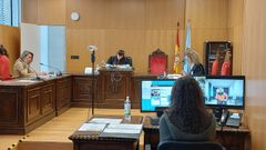 El acusado compareci� por videoconferencia desde la c�rcel