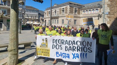 La manifestación recorrió la ciudad desde A Milagrosa hasta el centro