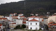 Vista del casco urbano de O Porto do Son