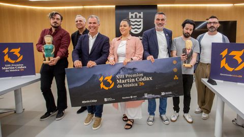 Cristi&aacute;n Dur&aacute;n, Pablo Buj&aacute;n, Rafa Dom&iacute;nguez, Sheila Patricia, Demetrio G&oacute;mez, Pla Vinseiro e Diego Valeiras, no Concello de Pontevedra.