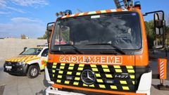 Veh�culos del Servizo Municipal de Emerxencias de Vilagarc�a.