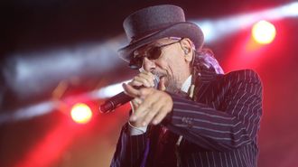 Enrique Villareal, El Drogas, en un concierto. 