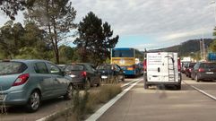 Retenciones en la Y en sentido Oviedo