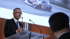 Tavares present� ayer en Par�s los resultados de su primer a�o al frente de  PSA. 