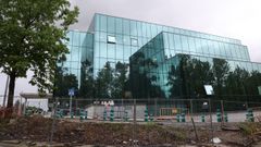 Los operarios todav�a trabajan en zonas del exterior del edificio que se a�adir� al bloque C