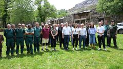 La convivencia del personal de los parques naturales gallegos se celebr� en Mu��os.