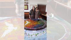 L�dia Gancedo y Pilar Mendez, vecinas de Cabanella