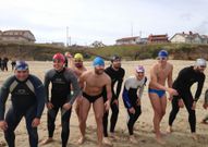 Pruebas efectuadas este mi�rcoles en la playa de Razo. 