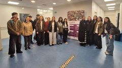 Estudiantes que participan en el proyecto, en la sede de Cogami