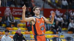 Guillem Jou, durante el partido del Leyma ante el Cartagena.