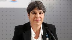 Tania Garc�a, portavoz del gobierno municipal de Vilagarc�a.