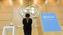 La directora de la Organizaci�n Mundial de la Salud (OMS), Margaret Chan, pronuncia un discurso durante la asamblea anual de la Organizaci�n Mundial de la Salud (OMS), en Ginebra