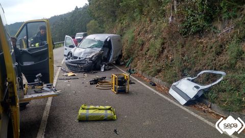 Accidente en El Franco