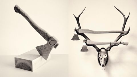 Dos de las fotograf�as de �El viajero inm�vil�, de Chema Madoz