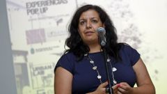 Mar�a Luisa Cid, en un acto como concejala en el 2014 