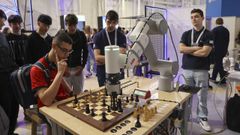 Uno de los proyectos expuestos en el certamen FP Innova, en una imagen de abril de este a�o en la Cidade da Cultura de Santiago. 