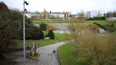 La empresa de seguridad del campus reforz� la vigilancia en la zona del anfiteatro. 