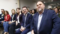 Aragonès y Junqueras, el martes en el consejo de ERC