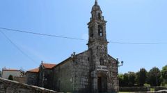 La iglesia de San Marti�o de Castrelo, donde fue enterrada