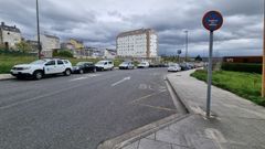 Se pintar�n 92 paradas de bus, como esta del Paseo dos Estudantes, junto a Xos� Casti�eira