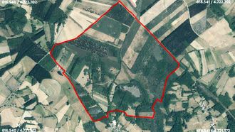 Delimitaci�n del proyectado pol�gono agroforestal de Xesto, en la parroquia de A Broza, en O Savi�ao