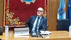 Baltar se sent� por �ltima vez en el sill�n de la Diputaci�n el pasado d�a 12 de julio