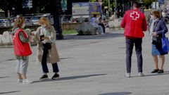 Imagen de archivo de voluntarios de Cruz Roja en A Coru�a