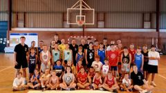 Acto de clausura de un Campus de Chiqui Barros celebrado en Ares.