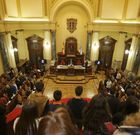 Hasta el d�a 9. El pr�ximo pleno ordinario, en la foto una imagen de la �ltima sesi�n, se celebrar� con una semana de retraso. No est� decidido si en �l se debatir�n las cuentas o se celebrar� una sesi�n extraordinaria. 