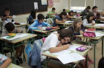 Las clases (en foto de archivo, en el L�pez Ferreiro) se reanudan hoy, tras las vacaciones. 