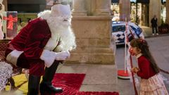 Primera parada de pap� Noel en Ourense